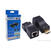 น่าซื้อ (มีของพร้อมส่ง)HDMI Extende  Whole 100 Feet HDMI 2.0 Single RJ45 CAT5E CAT6 CAT-5e/6 UTP LAN Ethernet 30M Extender Wow สุด สายHDMIต่อทีวี สายHDMต่อคอม สายHDM สายHDMมือถือ