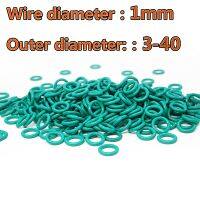 【DT】hot！ Fluororubber O-Ring Rubber 10Pcs Wire diameter 1mm 3mm-40mm O Gasket Ringcorrosion resistant sealing