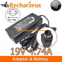 ของแท้19V 4.74A 90W อะแดปเตอร์ AC Lishin LSE0202A1990 A20402T00576แล็ปท็อปชาร์จไฟพาวเวอร์ซัพพลาย