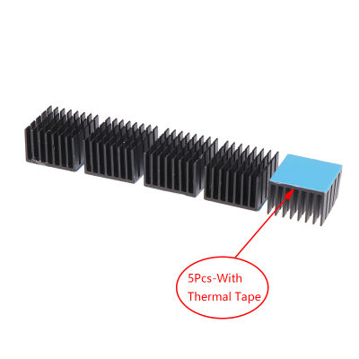 xunxingqie 5pcs heatsink radiator Cooler 22*22*15mm W/Thermal TAPE for Electronic Chip IC