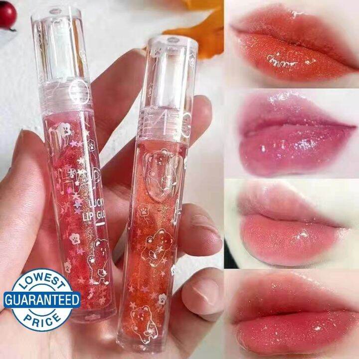 Natural High Gloss Lipstick Long Lasting Moisturizing Nourishing Lip