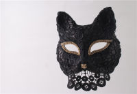 ? Fox Catwoman Mask Singing Adult Fake Mask Halloween Masquerade Full Face Stage Retro Style Demon Live