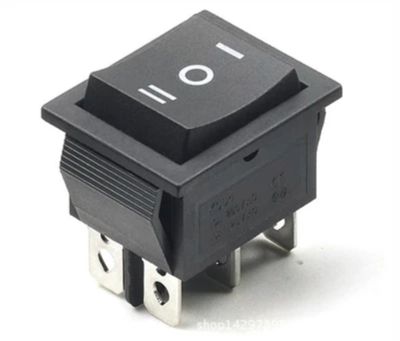 hot！【DT】 1pc Rocker Boat 3 Position 6Pin Latching with Lamp KCD4 16A 250VAC/ 20A 125VAC On-Off-on