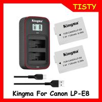 KingMa Canon LP-E8 Battery (1120mAh) , and LCD Dual Charger Kit for Canon EOS 650D 700