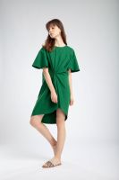 QueenCows : ชุดให้นม Kary Layerd Dress (Green)