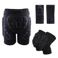 ❧┇ Skiing Skating Snowboarding Impact Protective Hip Pad Padded Shorts Protective Knee Pads Elbow Protector Protection