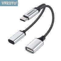Fadads USB Type-C Splitter HUB USBC To 3.0อะแดปเตอร์แปลงค่าใช้จ่าย PD60W สำหรับ iPad Chromecast TV C