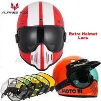 หน้ากากปิดหน้ากะบังหมวกสำหรับ BELL MOTO 3 /Roy/shoei เลนส์หมวกกันน็อค Helm Motor Retro