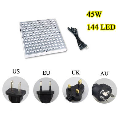 25W45W cultivo LED Plants Grow Panel light Full Spectrum Phyto Lamp 75 LED 144 LED Indoor Greenhouse growbox tent room