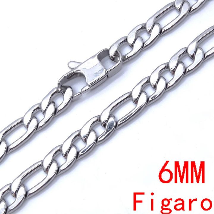 cw-6-8-mm-customize-length-mens-high-quality-stainless-steel-necklace-figaro-chain-fashion-jewerly-hot-sale-factory-offer