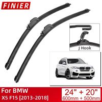 For BMW X5 F15 2013 2018 24 quot; 20 quot; Car Accessories Front Windscreen Wiper Blade Brushes Wipers U Type J Hooks 2018 2017 2016 2015