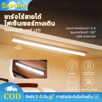 ไฟเซ็นเซอร์ LED ไฟติดผนังแบบไร้สาย ไฟกลางคืนชาร์จ ไฟเซนเซอร์อัตโนมัติ โคมไฟเซ็นเซอร์ โคมไฟเหนี่ยวนำร่างกายมนุษย์ ไฟตู้เสื้อผ้า โคมไฟติดผนังห้องนอน ชาร์จผ่านUSB ไฟทางเดิน ติดตั้งง่า ไฟทางเด แสงสีขาว/สีเหลืองอบอุ่น