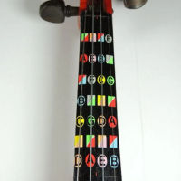 ไวโอลิน Fingerboard Guide Sticker Intonation Chart Beginners Sticker For 44 Violin Intonation Sticker High Quality Glue