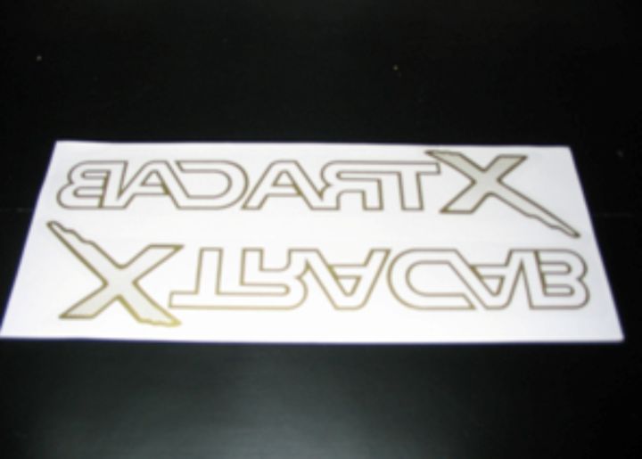 สติ๊กเกอร์แบบดั้งเดิม-คำว่า-xtracab-ติดกระจกแค็ป-toyota-mightyx-sticker-ติดรถ-แต่งรถ-xtracab-xtra-cab-extra-mighty-x-ปี-1992-1994-ปี-1995-1996-โตโยต้า