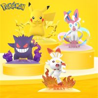 Playfulness PokéMon Gengar น่ารักและ Cool ตัวเลขสะสมขนาดเล็ก Elf ของเล่น Pikachu Fairy Eevee เครื่องประดับ Pvc รุ่นของขวัญ