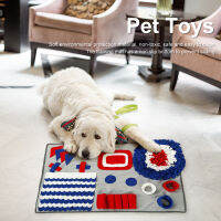 Scrolling Pad Dog mats White Puppy Training Puzzle TOG Dog SLOW Feeder snuffle MAT IQ foraging skis Training Feeding