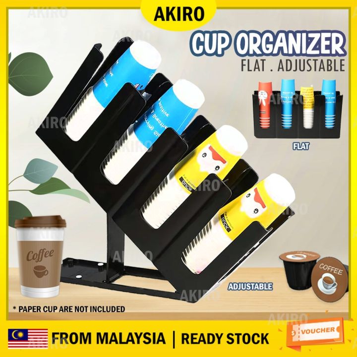 AKIRO HOME MALAYSIA Adjustable Cup Holder Plastic Cup Paper Cup Holder