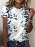 Fashion loose woman T-shirt casual short-sleeved T-shirt woman temperament top