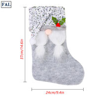 FAL Christmas Sock Gift Bag Lovely Faceless Doll Candy Bag With Sequin Cap Classic Xmas Tree Decorative Pendant