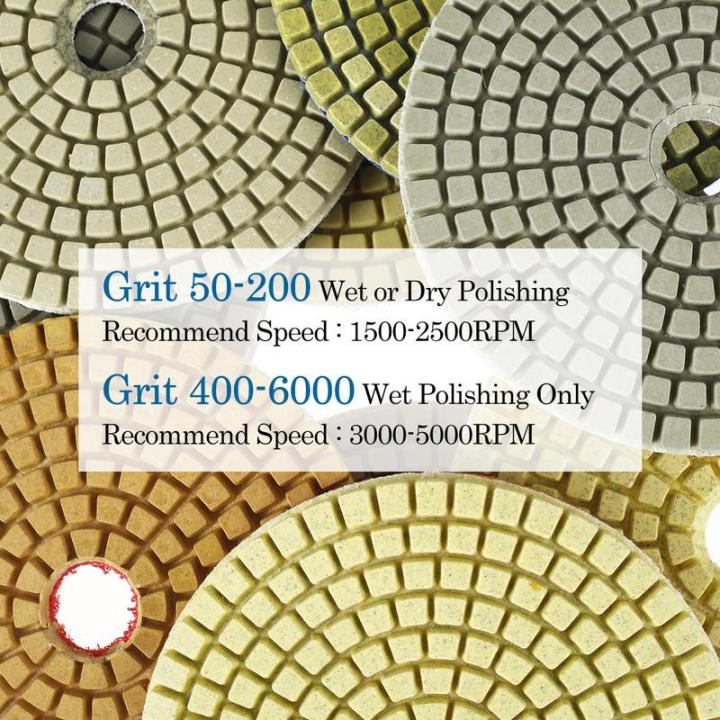 12ชิ้นแผ่นขัดเพชร-s-4นิ้ว50-8000เพชรกรวดแผ่นขัดเพชรแห้งเปียกแผ่นขัดเปลี่ยนรวดเร็วแผ่นขัดเพชรแผ่นขัด-s-สำหรับหินอ่อน-xinanhome