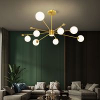 [COD] room chandelier modern simple copper light luxury atmospheric 2020 new high-end creative restaurant