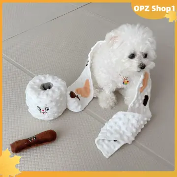 Plush toilet paper outlet dog toy