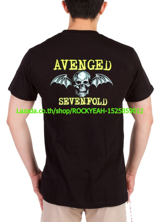 เสื้อวง-avenged-sevenfold-เสื้อวินเทจ-ผ้าร้อยแท้-อะเว็นจด์เซเวนโฟลด์-a7x-ไซส์ยุโรป-rdm1375