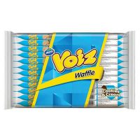 !!HOT Sale!! Voiz Waffle วาฟเฟิลสอดไส้ครีม (ช็อกโกคริสปี้ / คุกกี้และครีม / ช็อกโกมอคค่า) ตรา วอยซ์ 23 กรัม x 12 ซอง  RT1.13649✨ไม่มีได้ไม่แน้ว✨