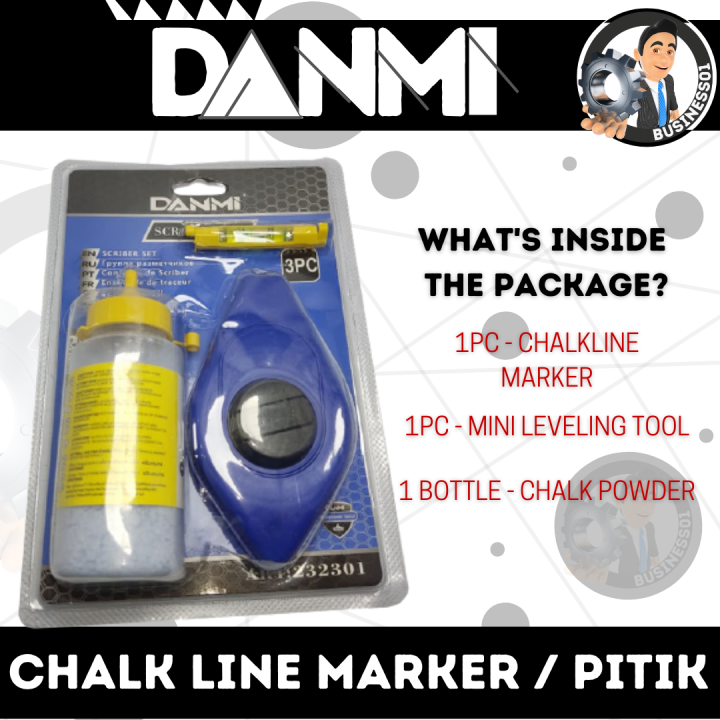 Business01 Danmi Chalk Line Marker Pitik Marking Tool Long Line Marker