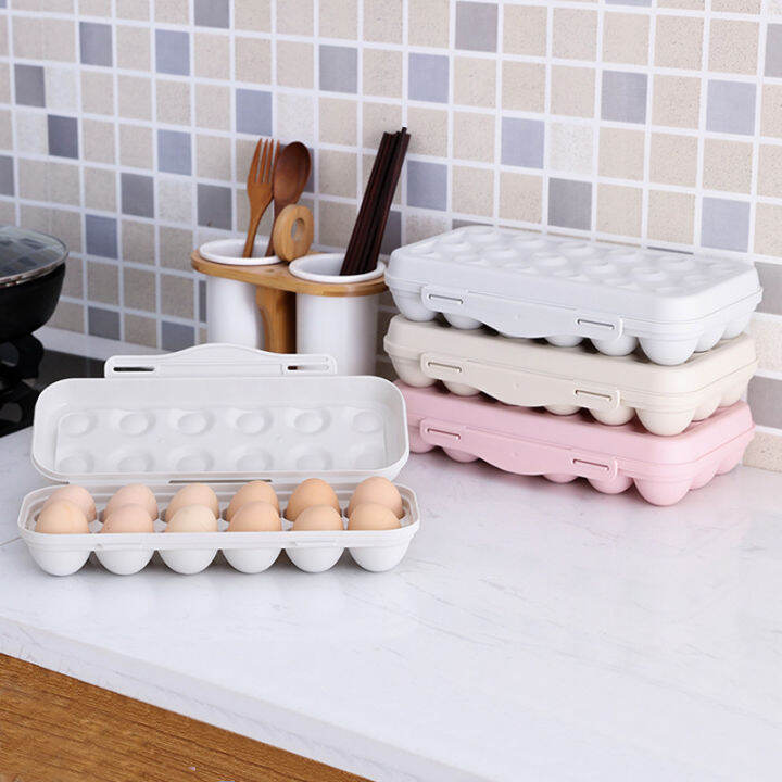 kitchen-refrigerator-fresh-keeping-box-refrigerator-egg-storage-solution-buckle-type-egg-storage-box-divided-egg-tray-egg-grid-with-lid