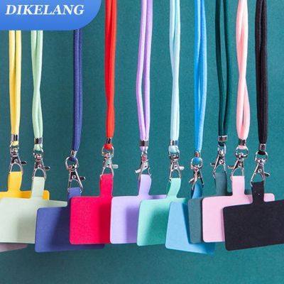 Adjustable Phone Lanyard Card Fixed Mobile Phone Shell Colorful Neck Cord Anti-lost Lanyard Strap Phone Safety Tether Universal