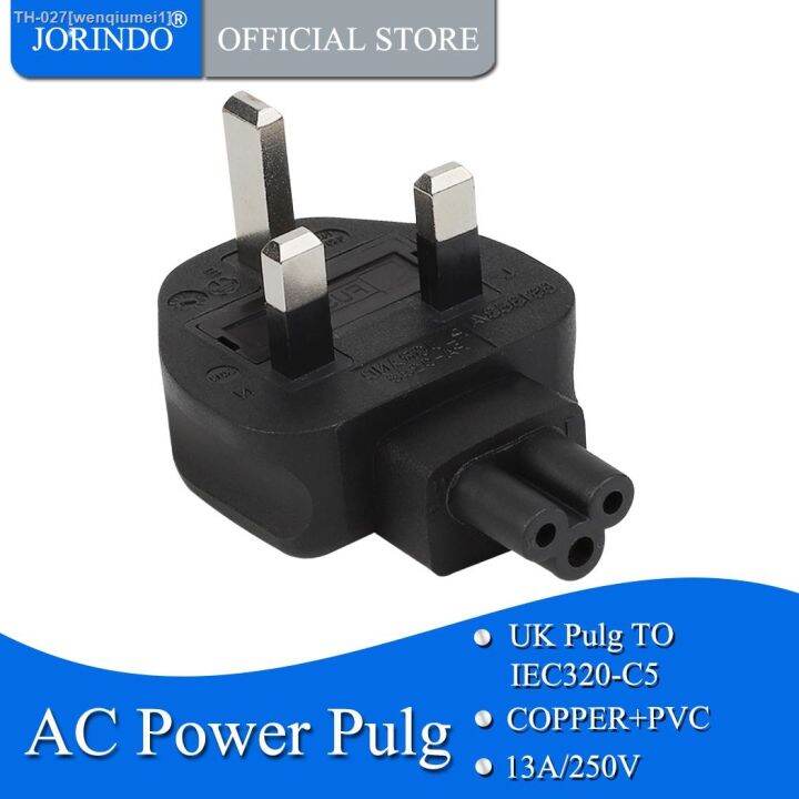 jorindo-uk-3-prong-male-to-iec-320-c5-ac-power-adapteruk-to-iec320-c5-conversion-plugpvc-material