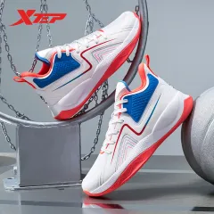 Xtep Basketball Shoes Men Low-Cut Wear-Resistant Rebound Men's Sports Shoes  Cushioning Comfortable Male Sneakers 877219120011