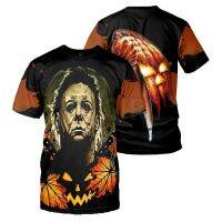 3D comics Michael Myers 3D all over Printed T shapes