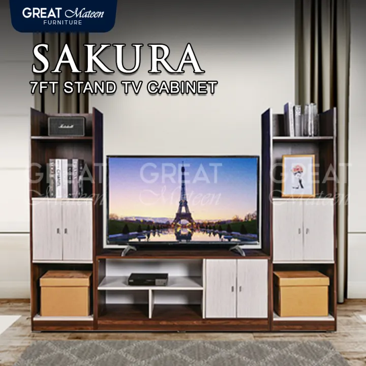 Sakura 7Ft Stand Tv / Tv + drawer / Minimalist Design