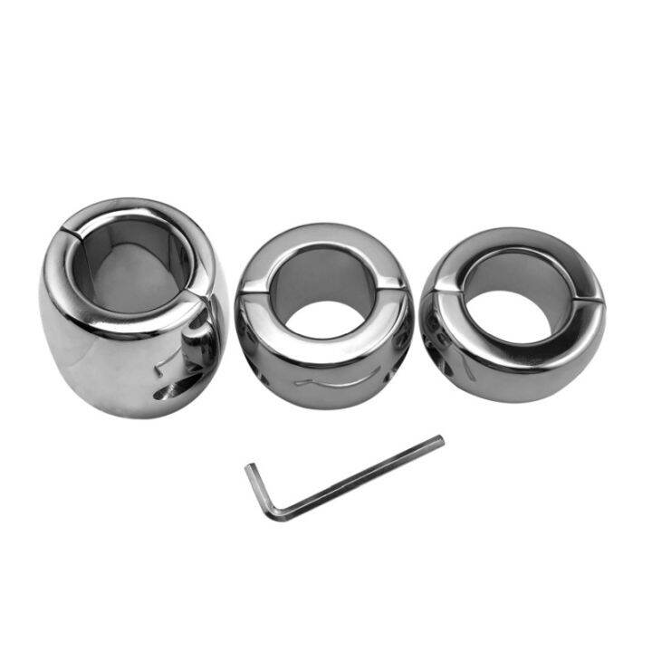 3 Size Aggravated Lock Ring Stainless Steel Testicle Ball Stretcher