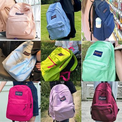 【พร้อมส่ง】Newjansportĕbackpack กระเป๋าเป้สะพายหลัง กระเป๋านักเรียน กระเป๋าคอมพิวเตอร์ สไตล์มินิมอล สําหรับผู้หญิง