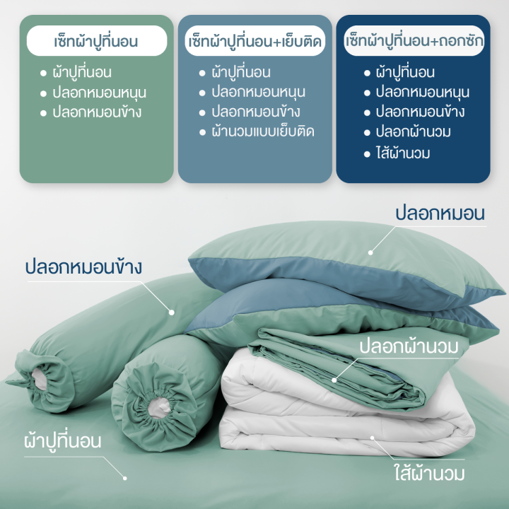 ibed-ชุดเซ็ทผ้าปูที่นอน-2tones-สีมงคลปีมะเส็ง-12-นักษัตร