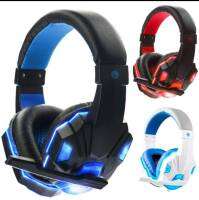 Homeonly หูฟังเกมมิ่ง แบบครอบหัว 3.5mm มีไมโครโฟน มีไฟรอบ Gaming Headphone with Micro ระบบสเตริโอ  หูฟัง คอมพิวเตอร์ หูฟังเพลง