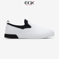 Giày Sneaker Dincox Da Nam C09 White Black Sang Trọng thumbnail