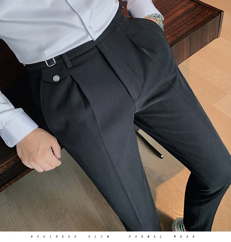 Buy MANCREW Checkered Stretchable Formal Pants for Men - Self-Design,  Wrinkle Free, Regular fit Luxury Formal Trousers for Men online |  Looksgud.in