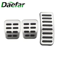 Stainless Car pedal Cover For Volkswagen VW Skoda Fabia Ibiza 6K 6L 6J Polo 9N 6R Bora Golf MK4 IV Clutch Gas Brake pedals Pads