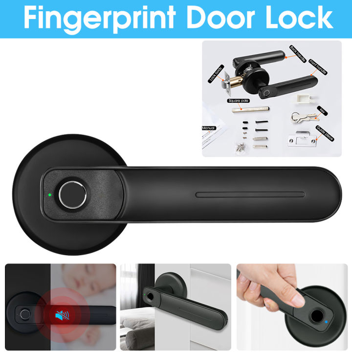 smart-lock-ลูกบิดประตู-กุญแจล็อคประตู-กลอนประตูไฟฟ้า-กุญแจสแกนนิ้ว-กลอนประตูไฟฟ้า-กลอนล็อคประตู-ลูกบิดประตู-digital-สแกนลายนิ้วมือ-รหัสผ่าน-คีย์เครื่องกล