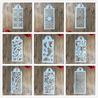 26.4*11.3 cm DIY Pattern hollow template Stencils cake baking sugar powder sieve mold graffiti drawing tiles Stencils scrapbook Rulers  Stencils