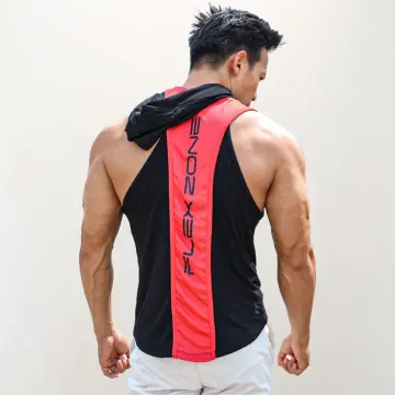Muscleguys Liftwear Sleeveless Shirt with hoody Brand gyms