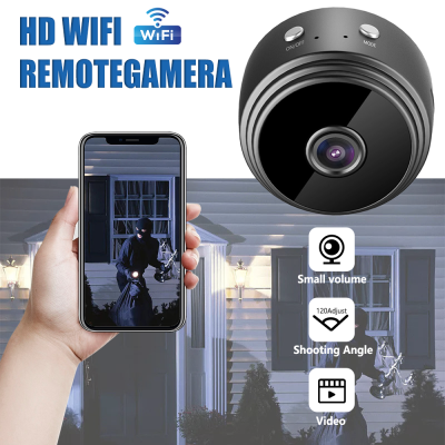ร้านเป็ด A9กล้องจิ๋วกล้องนิรภัยเชื่อมต่อไวไฟกับโทรศัพท์มือถือ HD 1080P CAM มุมมอง90องศา IP Wi-Fi ไร้สายเครื่องตรวจสอบเครือข่ายรักษาความปลอดภัยกลางคืนกล้องเฝ้าระวังความปลอดภัยการมองเห็นได้ในเวลากลางคืนบ้านธุรกิจ ”.Prhl