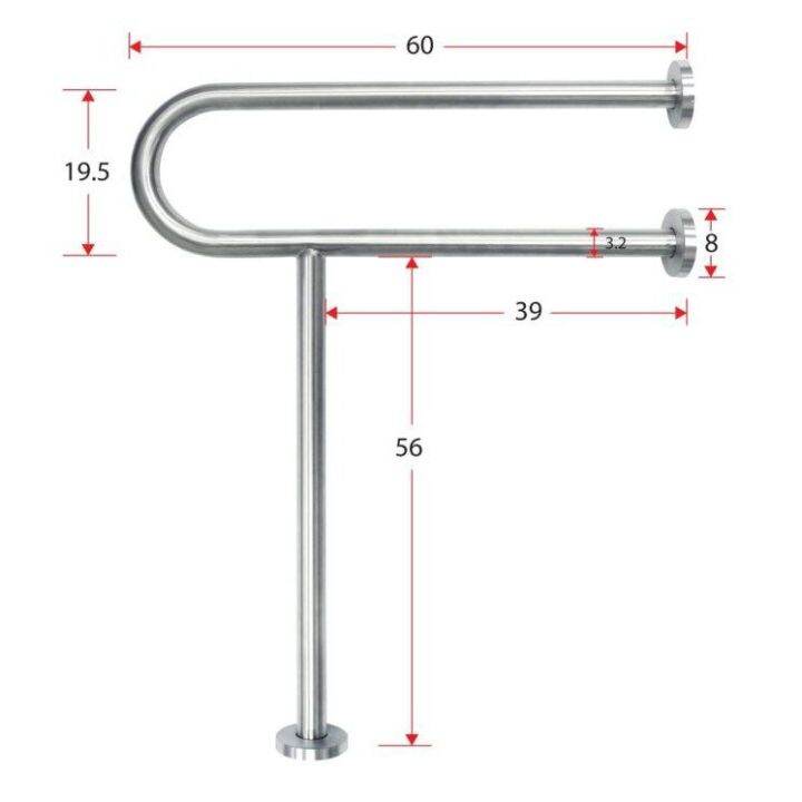 ราวจับกันลื่นในห้องน้ำ-ราวจับในห้องน้ำ-ราวจับกันลื่น-ราวช่วยพยุงตัว-ราวจับผู้ป่วย-ราวจับช่วยพยุง-แบบยึดผนังพับได้-ตัว-u-ราว-สแตนเลส3