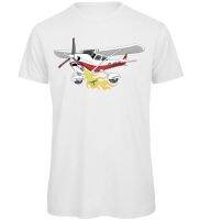 Cessna PilotS Hand Drawn Cartoon Quality Crew-Neck 2019 Fashion Retro Summer Men Print Design At Shirt