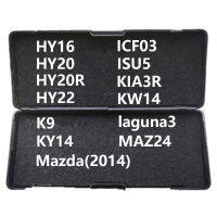 LiShi 2 In 1 HY16 HY20 HY20R HY22 KIA3R Laa3 K9 KY14 ICF03 ISU5สำหรับ Mazda(2014) ช่างทำกุญแจเครื่องมือ