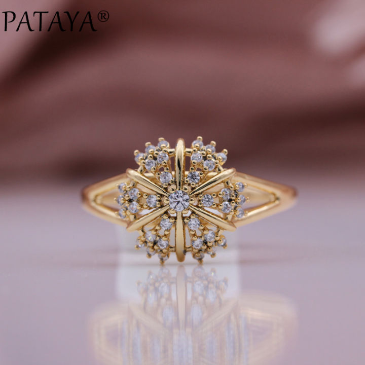 pataya-new-585-rose-gold-creative-wedding-hollow-rings-natural-zircon-umbrella-rings-women-lovely-round-unusual-fashion-jewelry